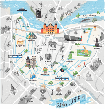 Amsterdam map